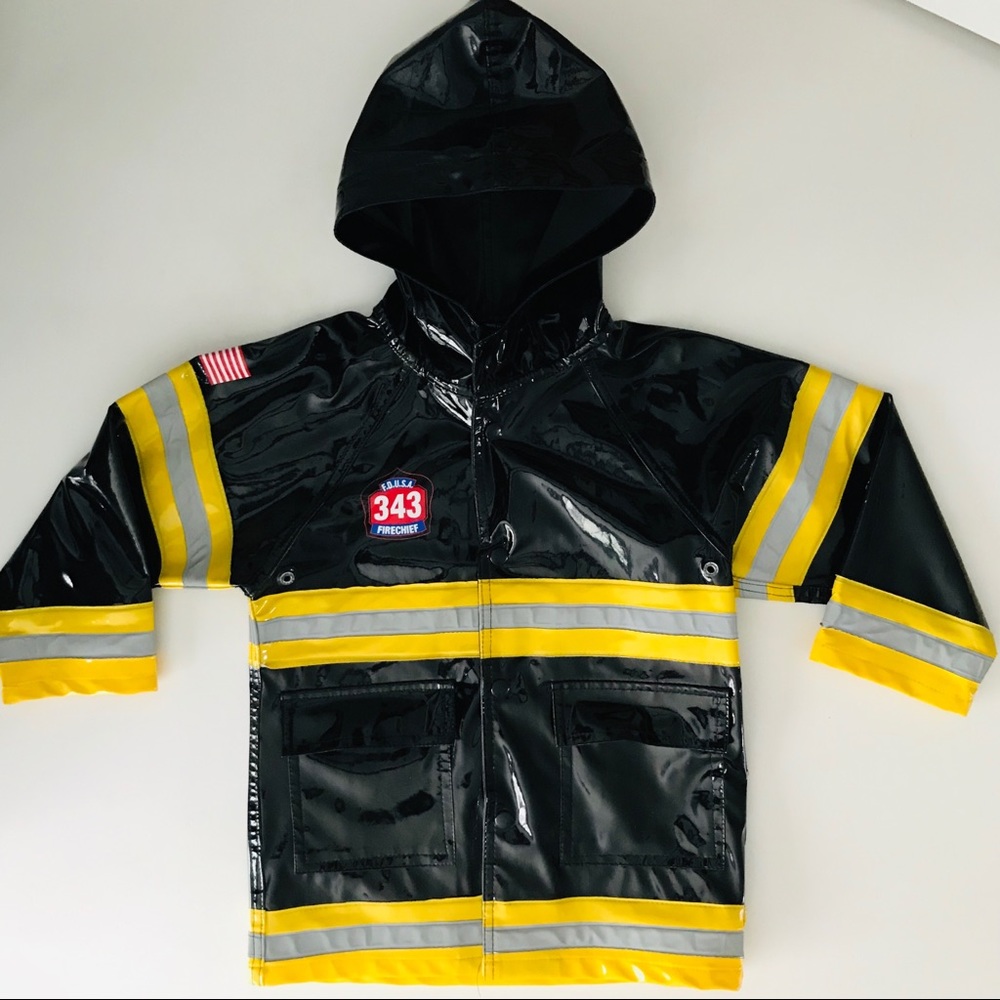 4T/5T Western Chief Fireman hooded rain jacket
